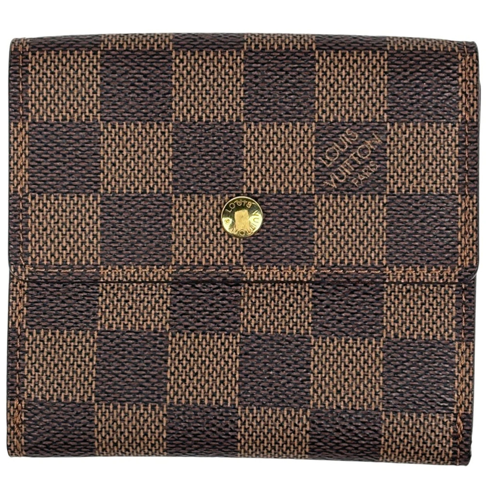 Louis Vuitton Portemonnaie Billet Carte Credit Bi fold Wallet Damier Brown